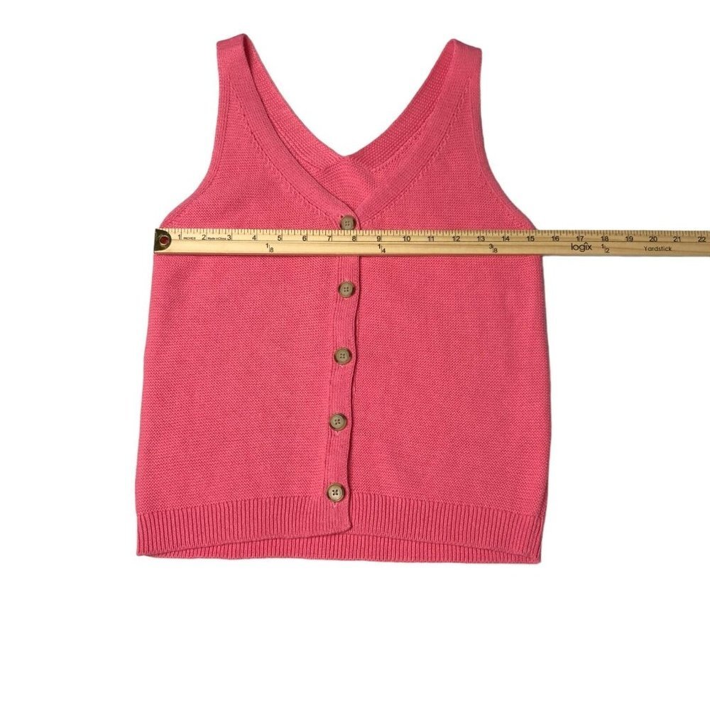Loft Womens‎ NWT Pink Sleeveless Knit Sweater Tank Top Size Small - Picture 7 of 8